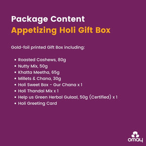 Appetizing Holi Gift Box