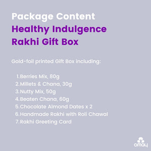 Healthy Indulgence Rakhi Gift Box