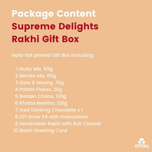 Supreme Delights Rakhi Gift Box